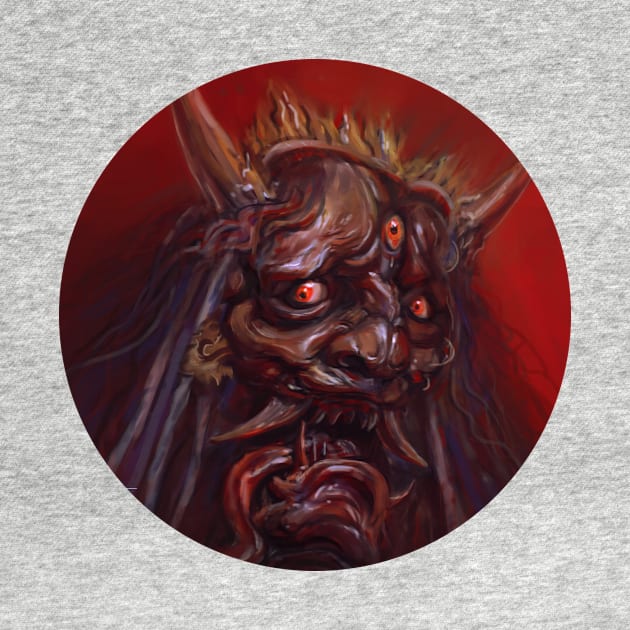 Awesome Heavy Metal Hannya Oni Devil Demon by WE4R